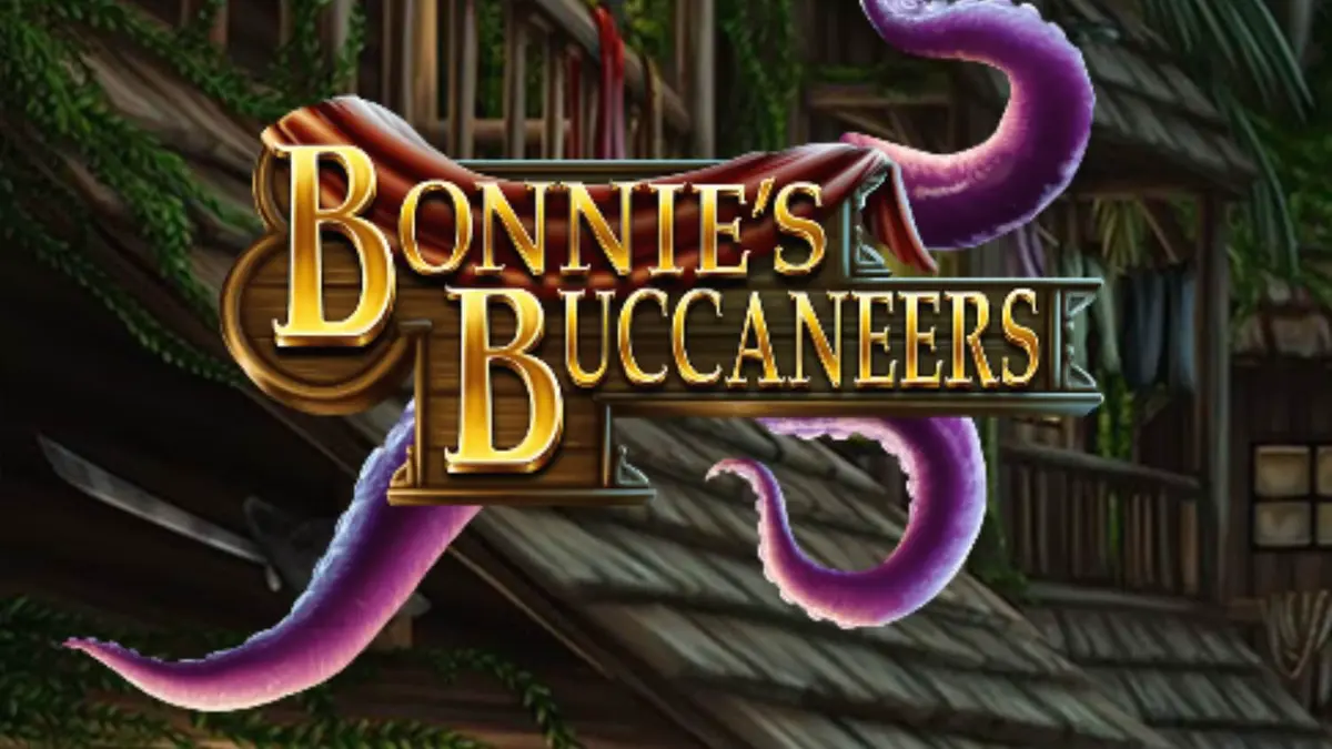Tampilan visual slot Bonnie’s Buccaneers dengan tema bajak laut dan Kraken
