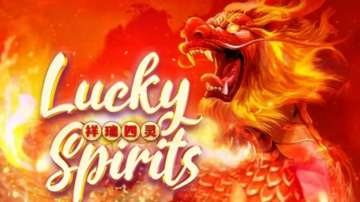 Tampilan visual slot Lucky Spirits dengan desain bertema mistis yang elegan